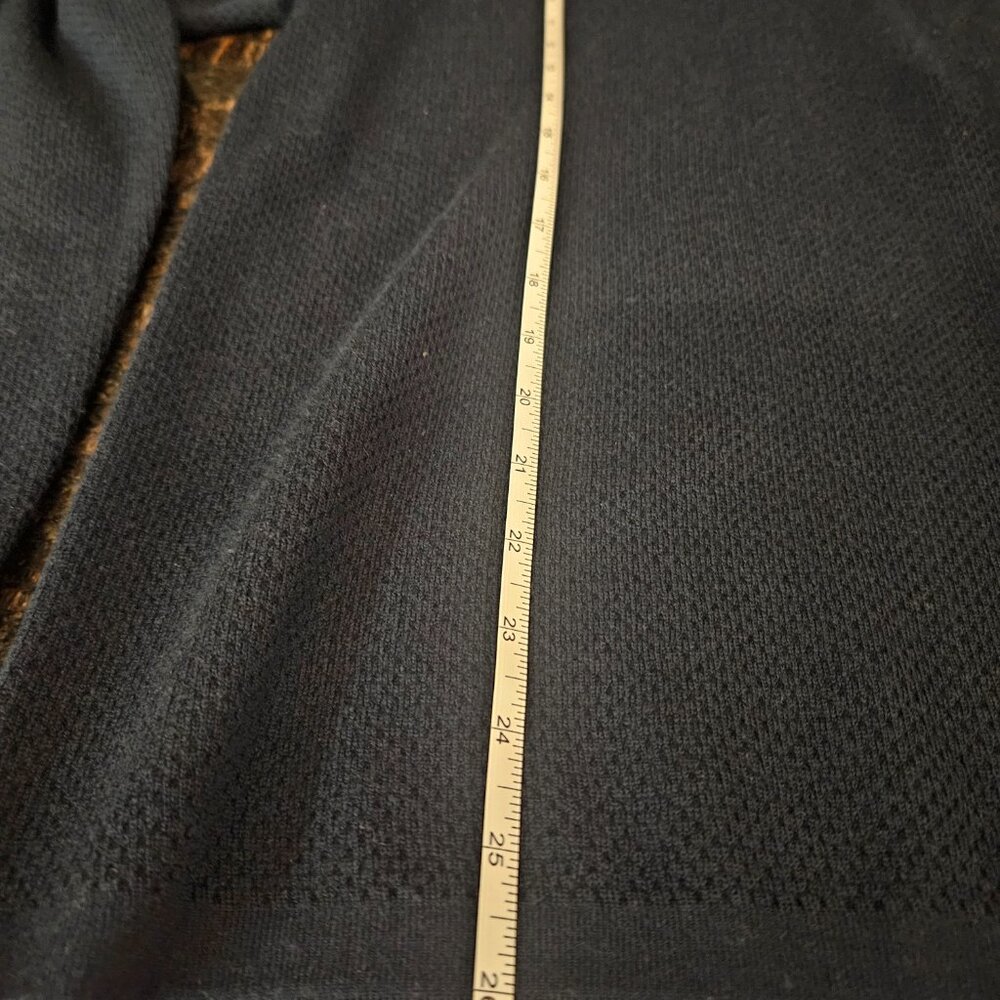 Rag & Bone Navy Bennet Crew Sweater, Size S, NWT Waffle Pointelle Wool/Cotton - Picture 10 of 10